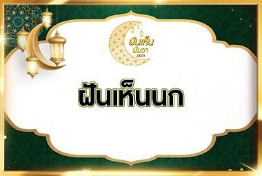 ฝันเห็นนก